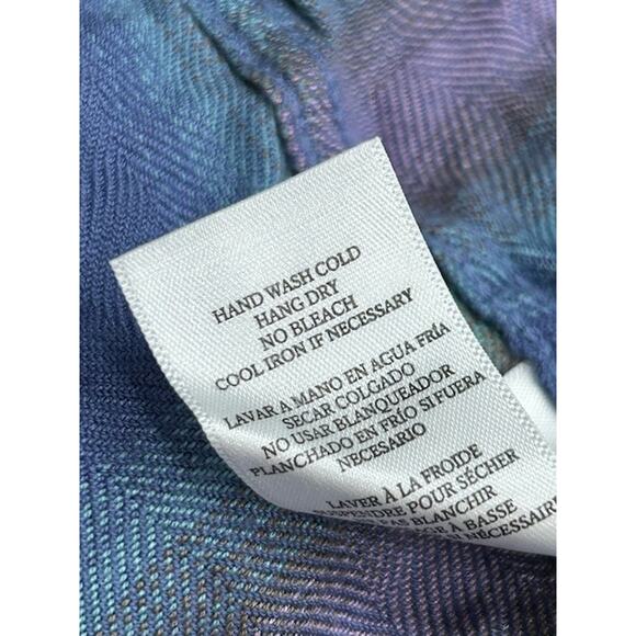 NWT Rails Women Shirts Button Down Long Sleeve Plaid Hunter Lavender Size S - Picture 4 of 8